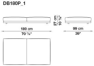 B&B Italia Кожаный диван Dock sun-id-1441060 - Вид №42