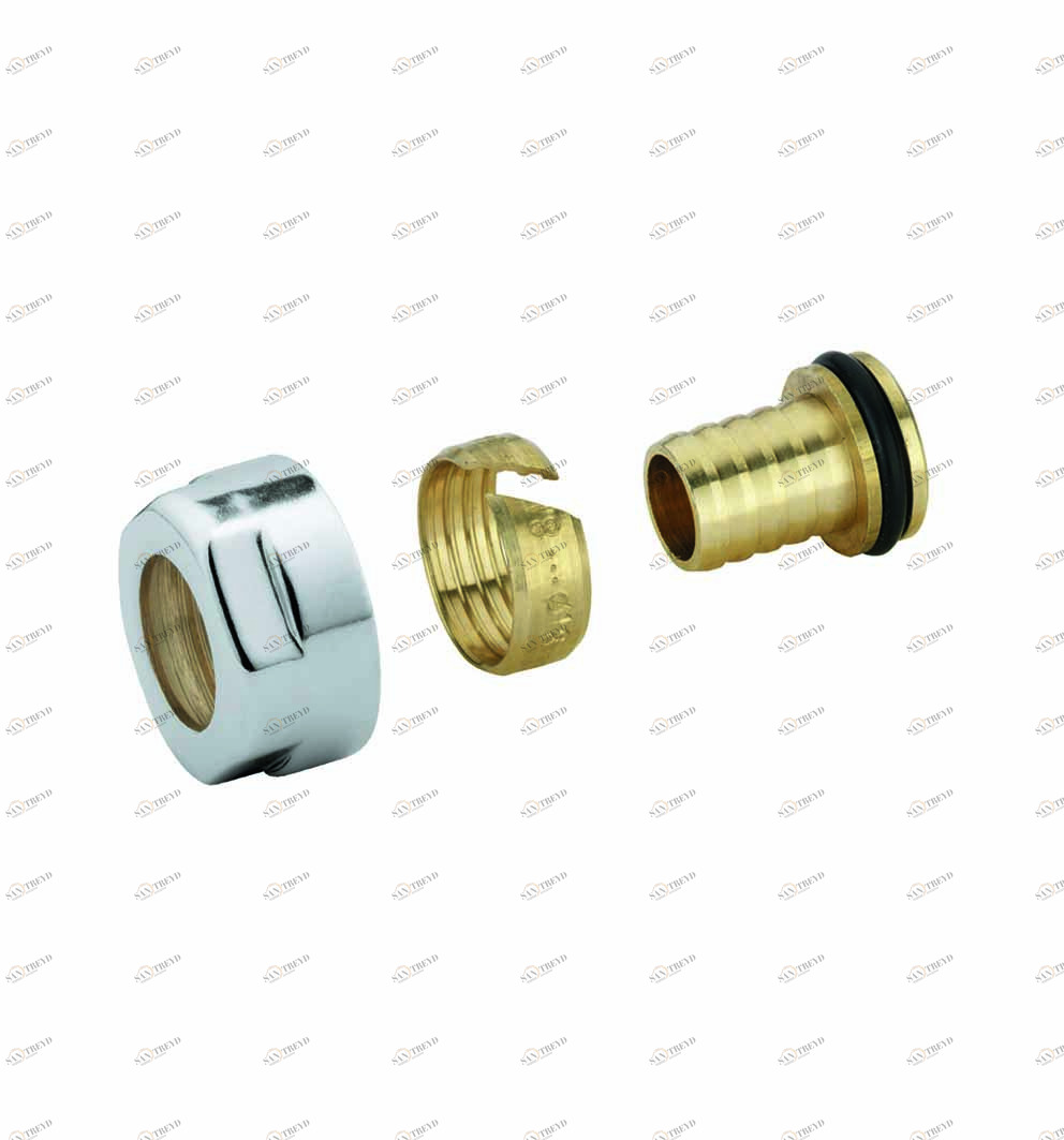 Carlo Poletti A58606I Переходник для многослойной трубы, гайка шестигранная 