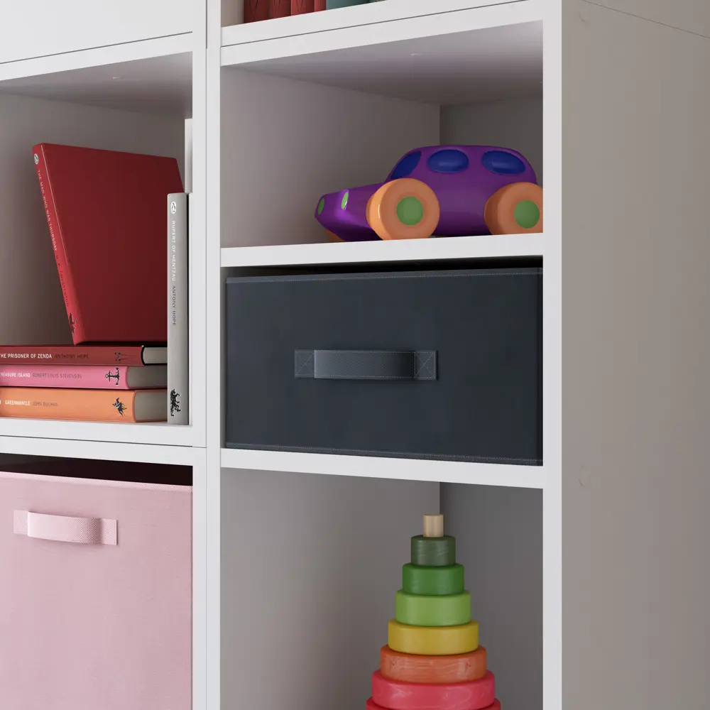 Короб Spaceo KUB Paris 15x31x31 см 14.4 л полиэстер цвет чёрный 81990622 STLM-2009935 - Вид №4