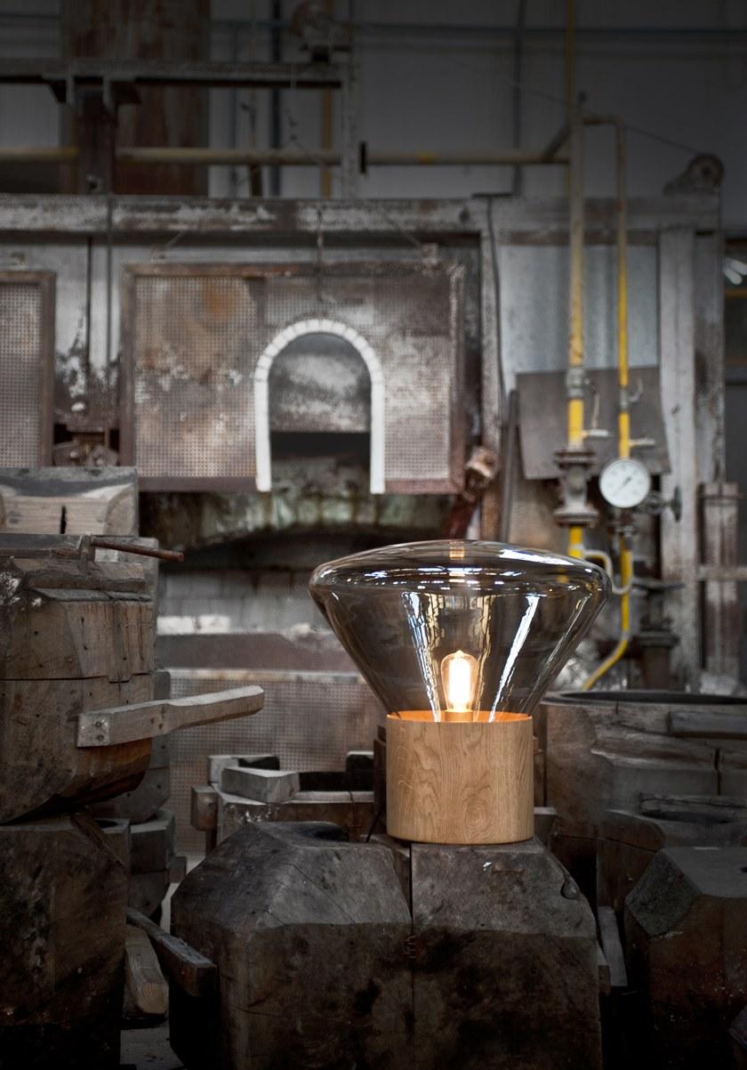 BROKIS Настольная светодиодная лампа из дерева и стекла Muffins sun-id-1463499 - Вид №9