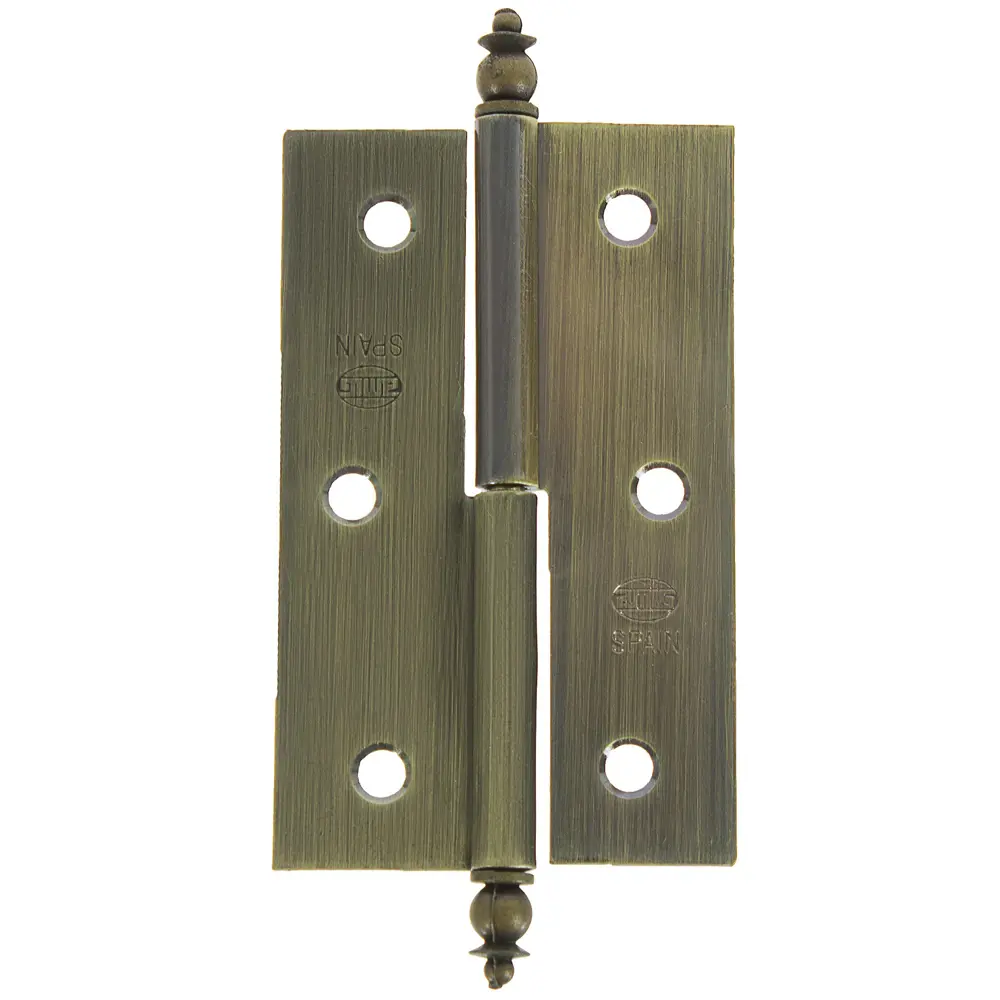 14248111 Петля мебельная карточная съёмная правая Amig 541 70x43 мм сталь цвет бронза STLM-0004573 