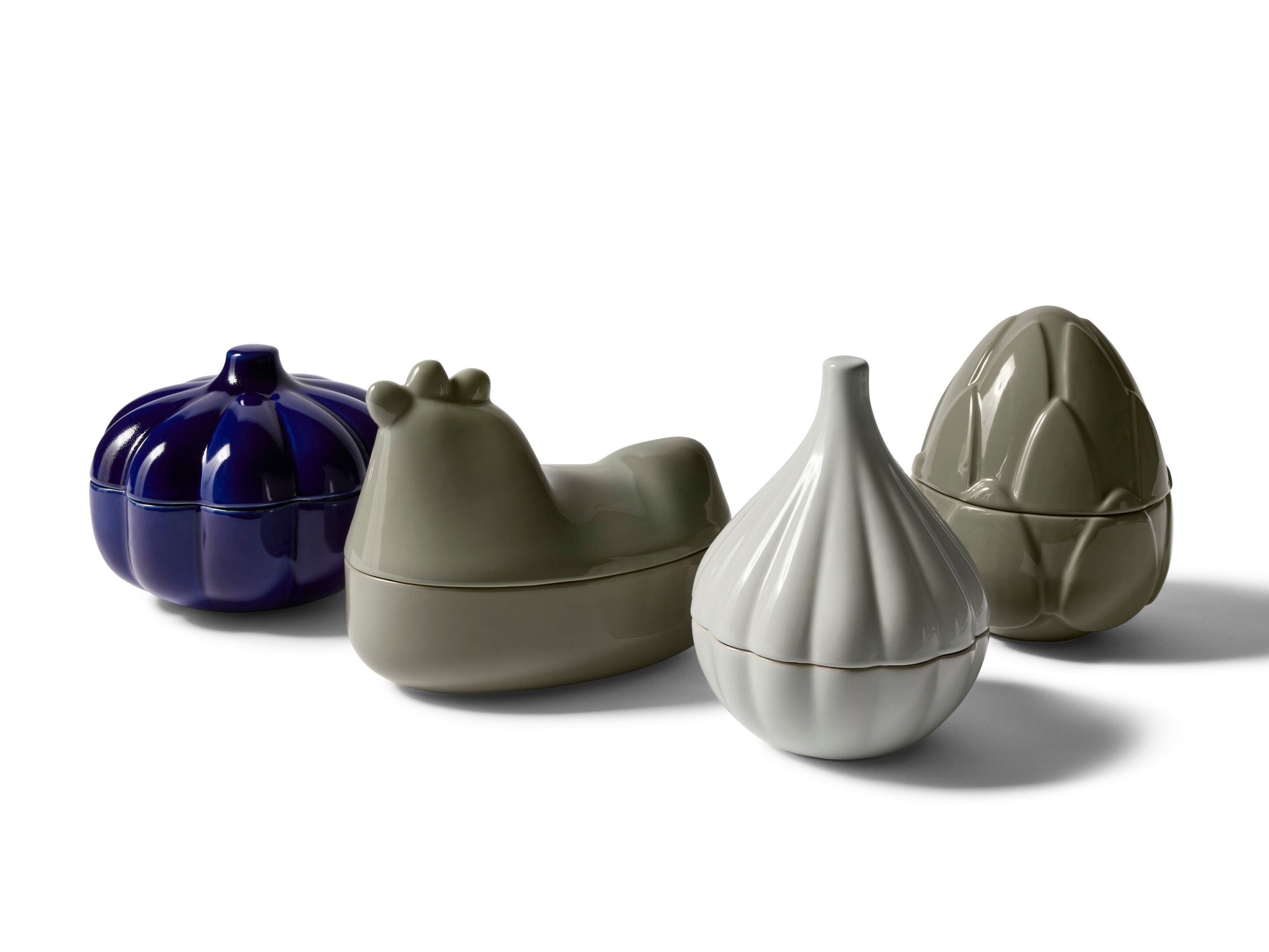 Глянцевый глазурованный керамический контейнер CASSINA Taac ARCH-00078496 - Вид №1