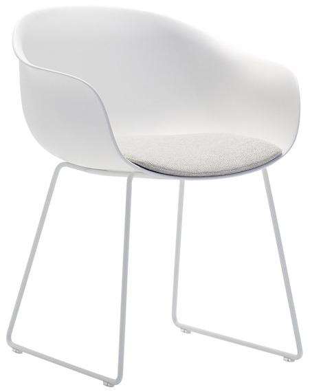 Andreu World Стул с салазками и подлокотниками со встроенной подушкой Next So0495 - Вид №1