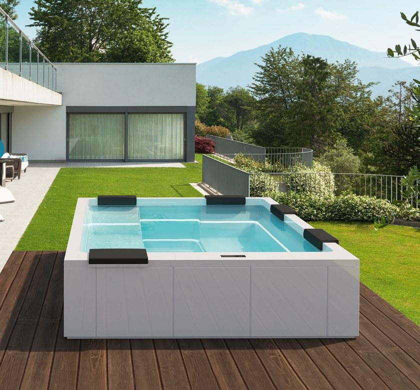 Gruppo Treesse Прямоугольная гидромассажная ванна с хромотерапией Treesse ghost sun-id-1385643 - Вид №2