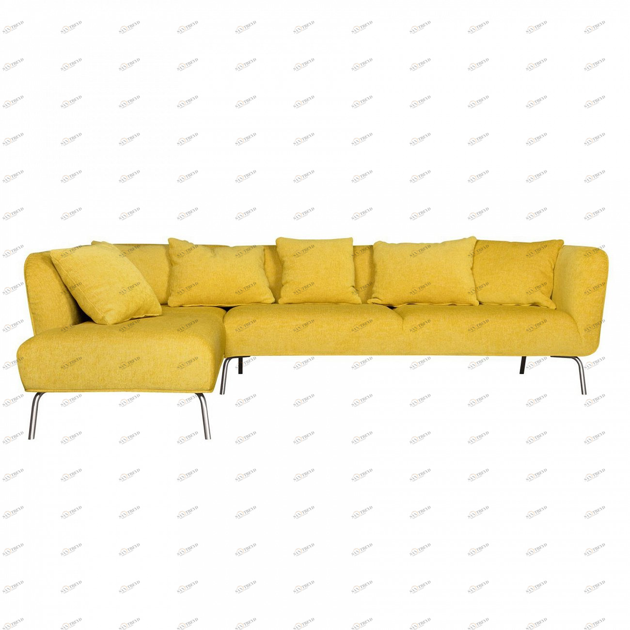 Диван Selma угловой желтый SITS ДИЗАЙНЕРСКИЕ, SELMA 192334 Желтый 