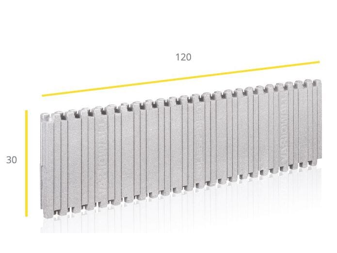 Модульный изоляционный опалубочный блок EPS для несущих стен из железобетона POLIESPANSO VARIOWALL ARCH-00124620 - Вид №2