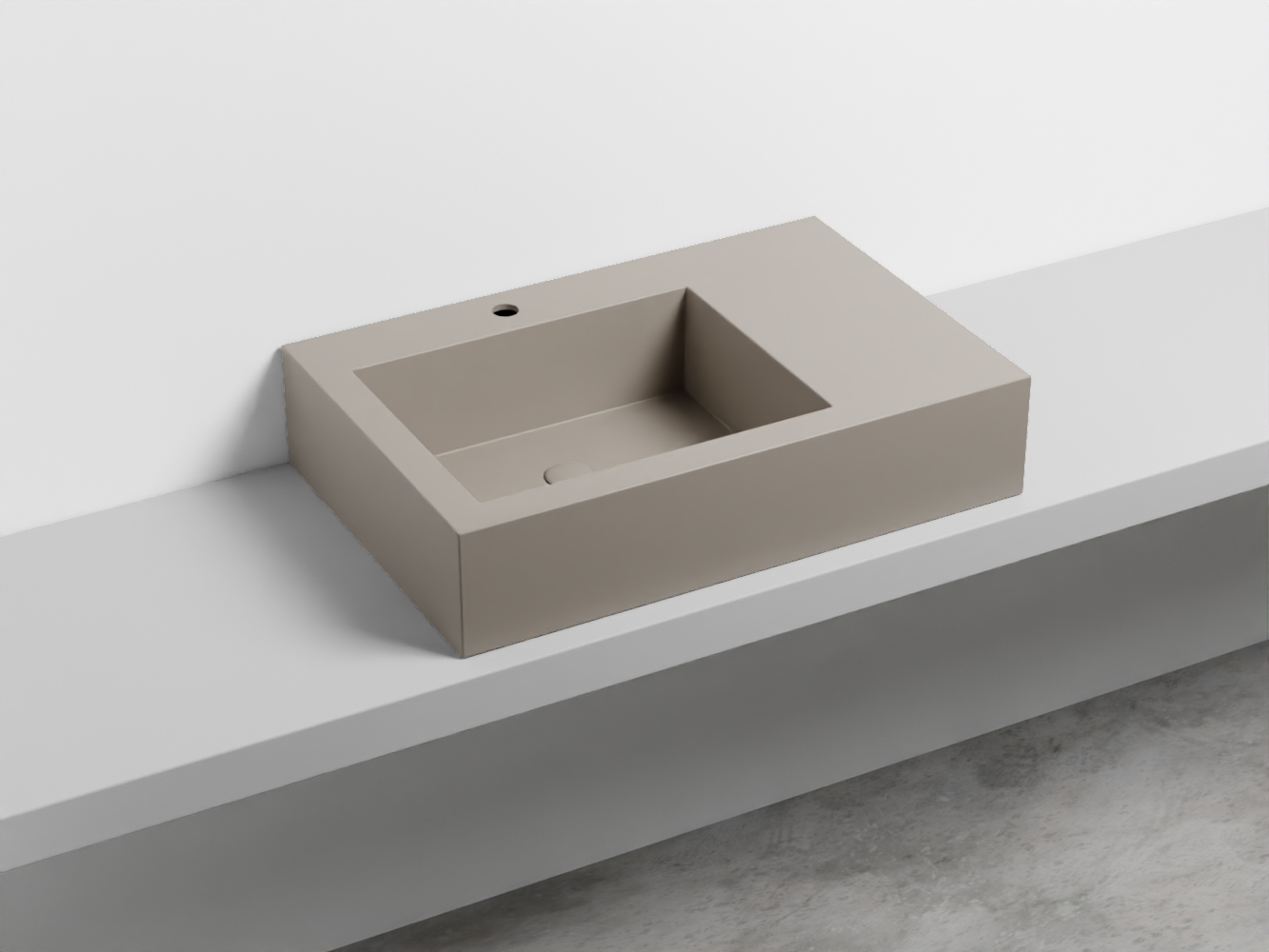 NALAMSX-AV Керамическая раковина с 1-им отверстием, чаша слево cielo I Narcisi Ceramica Cielo