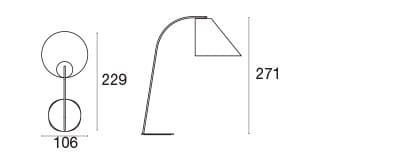 Стальная наружная дуговая лампа emu конус ARCH-00002113 - Вид №1