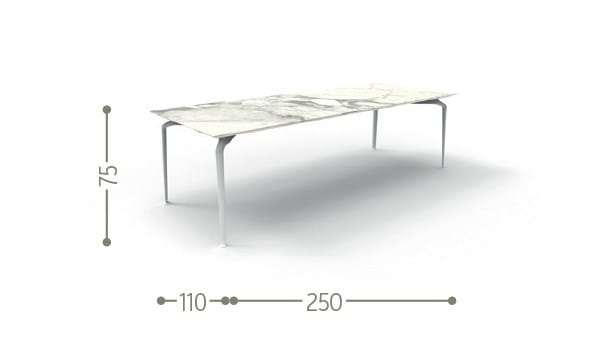 Садовый стол из керамогранита Talenti Cruise Alu ARCH-00022236 - Вид №4