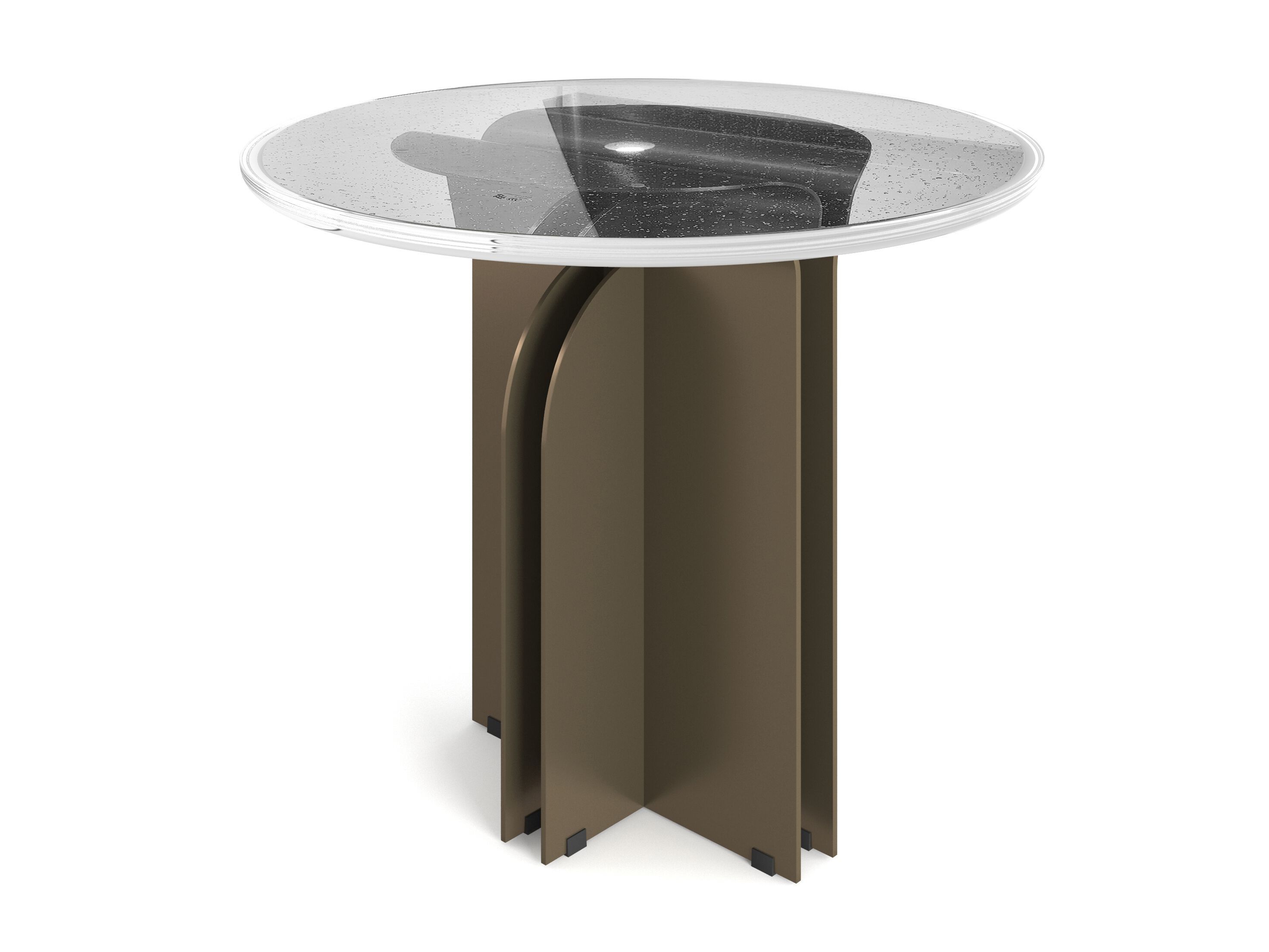 Круглый стеклянный стол Caracole APEX ARCH-00132546 - Вид №1