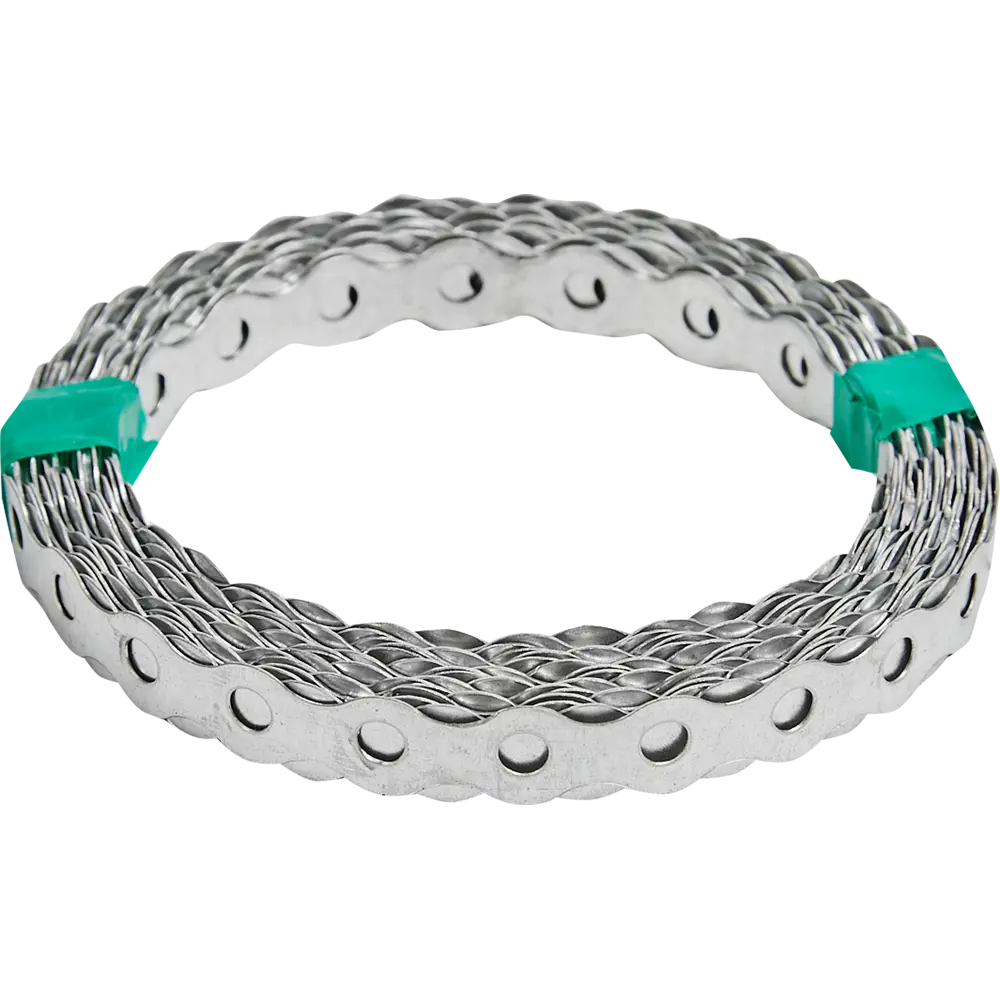 Перфорированная лента волна LV 12x0.5 5 м оцинкованная сталь цвет серебро Santreyd STLM-2055989