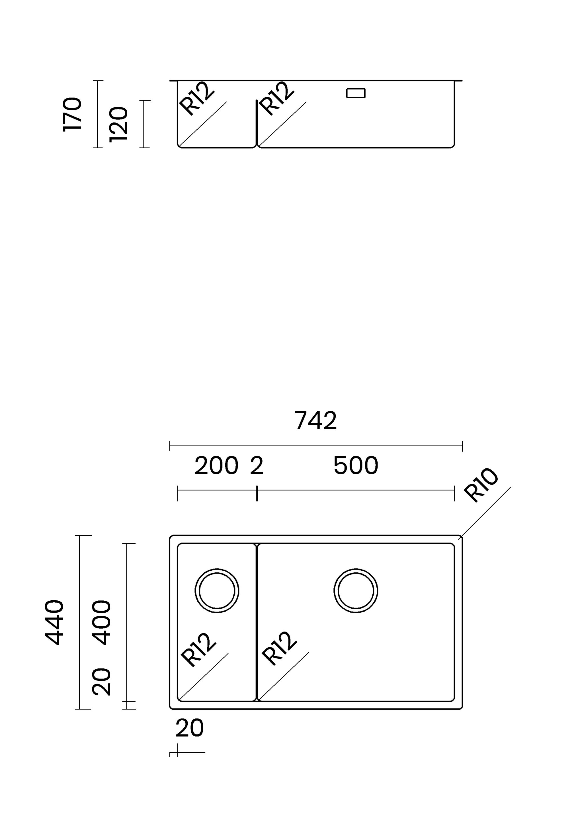 Раковина из нержавеющей стали с одной и половиной ванны TASCA Icon ARCH-00141672 - Вид №6