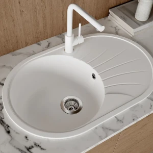 DR.GANS Арена - кухонная мойка из литого мрамора с крылом 82502606