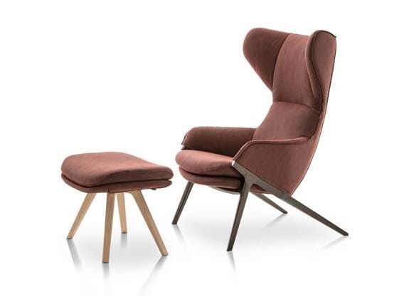 Тканевое кресло с подголовником CASSINA P22 ARCH-00043864