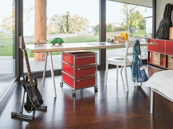 USM Модульный офисный ящик из металла на колесиках с замком Usm haller system sun-id-1429803 - Вид №2