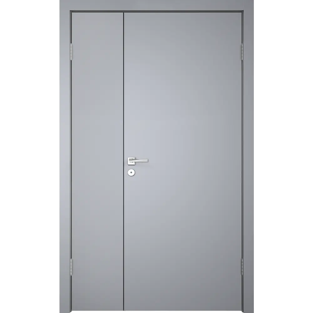 Дверь межкомнатная эмаль цвет серый (с притвором М3x21) VELLDORIS STLM-2075258