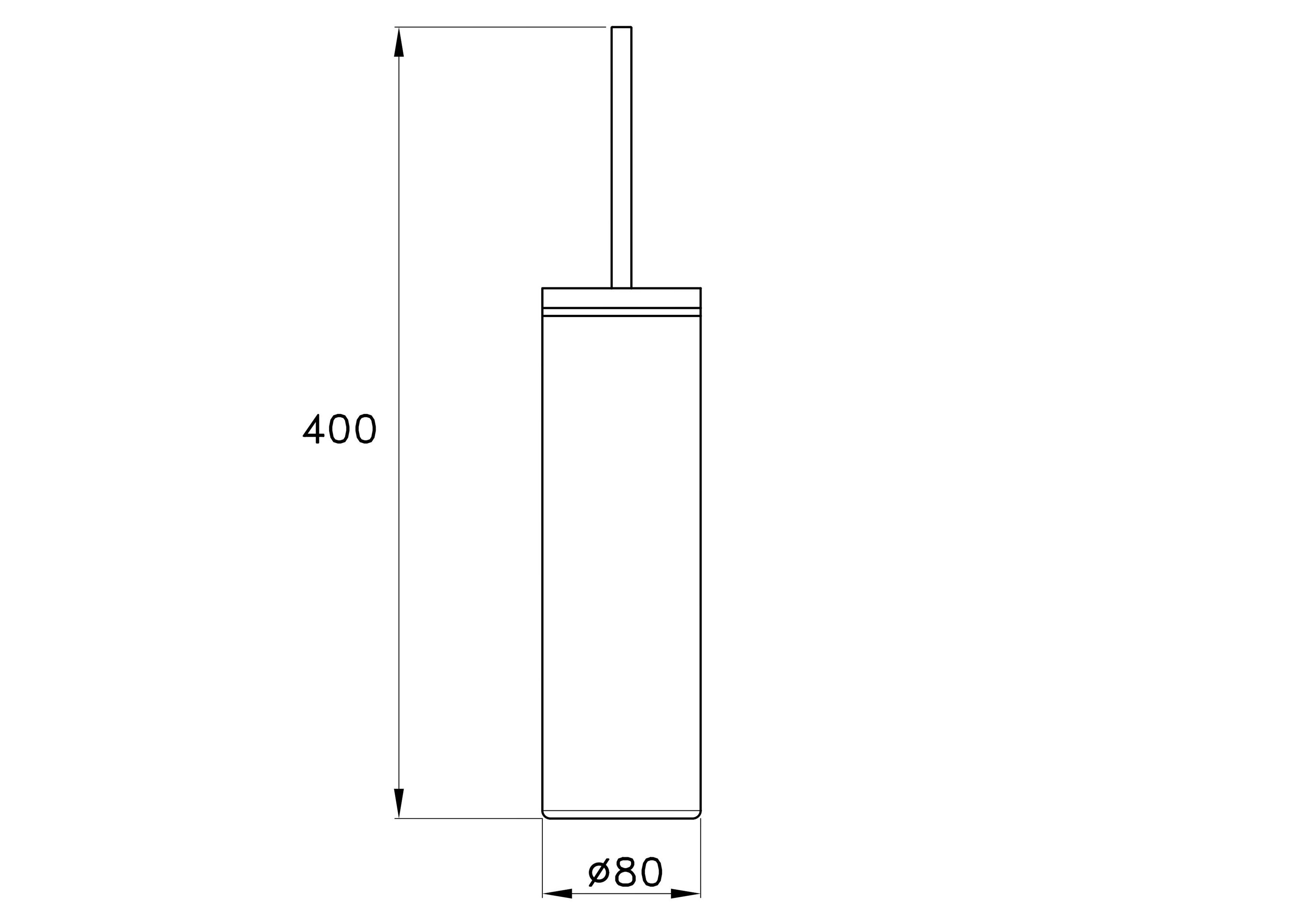 Металлическая щетка для унитаза RUBINETTERIE STELLA ARCH-00112411 - Вид №1
