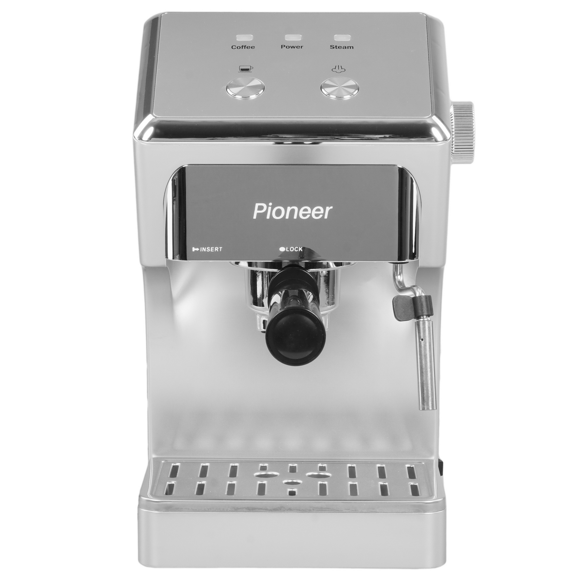 9052711 Кофеварка рожковая Pioneer CM115P серебристый STDN-0073069 - Вид №1