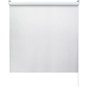 Штора рулонная блэкаут Ромб 180x175 см белая