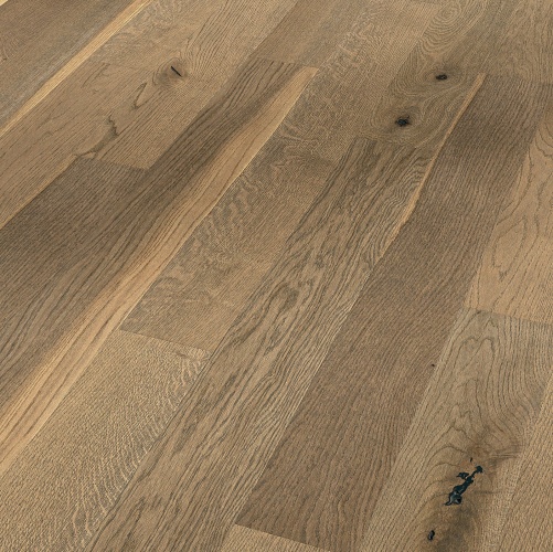 Паркетная доска Meister PS 300 Античный коричневый 8239 Дуб Рустик с брашью (Текстурированная) 1187х142 мм 2300200067 - Вид №1