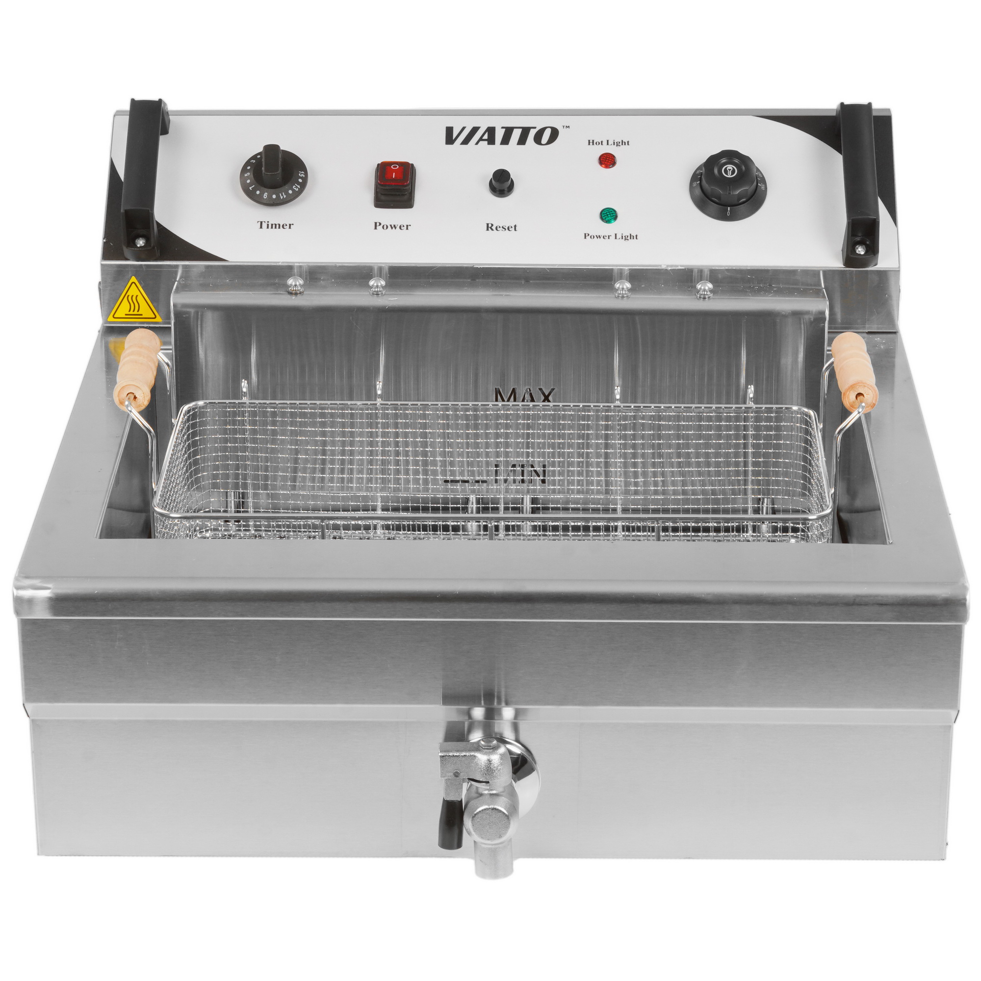 9126323 Фритюрница Viatto VA-MF48 серебристый STDN-0074145 - Вид №1