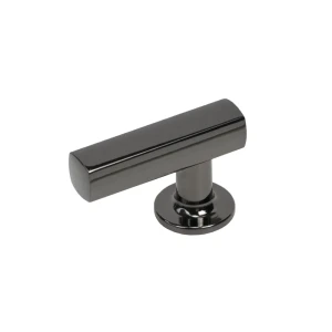 Мебельная ручка-кнопка Sigma цвет графит