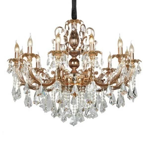 Подвесная люстра Omnilux OML-77723-12 золото OMNILUX ДИЗАЙНЕРСКИЕ 188280 Золотой