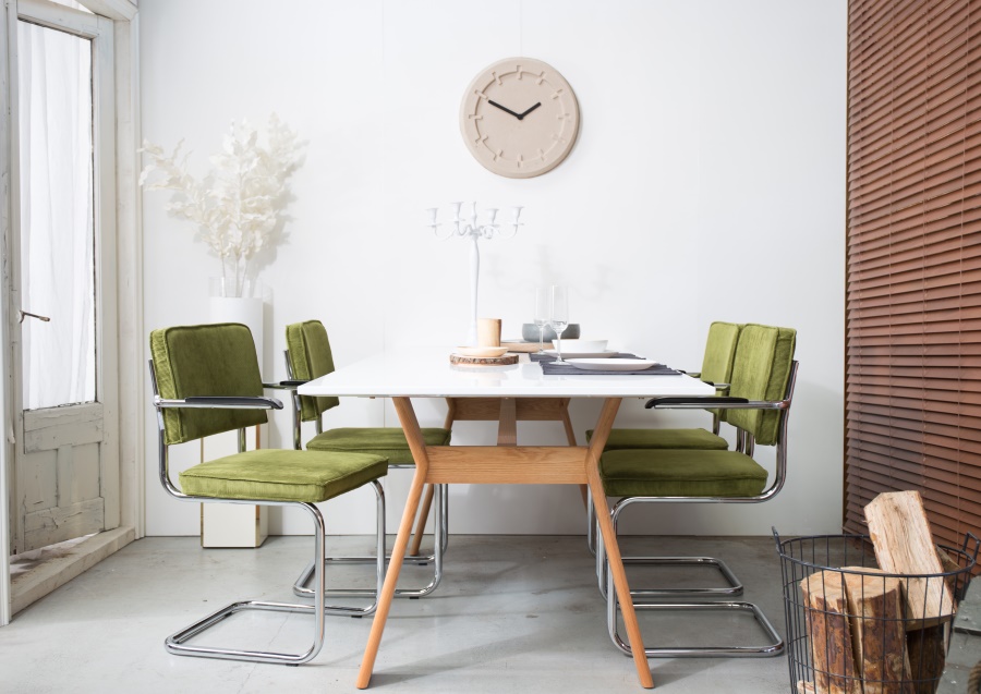 Кресло Ridge Rib светло-серое Zuiver 1200062 - Вид №2