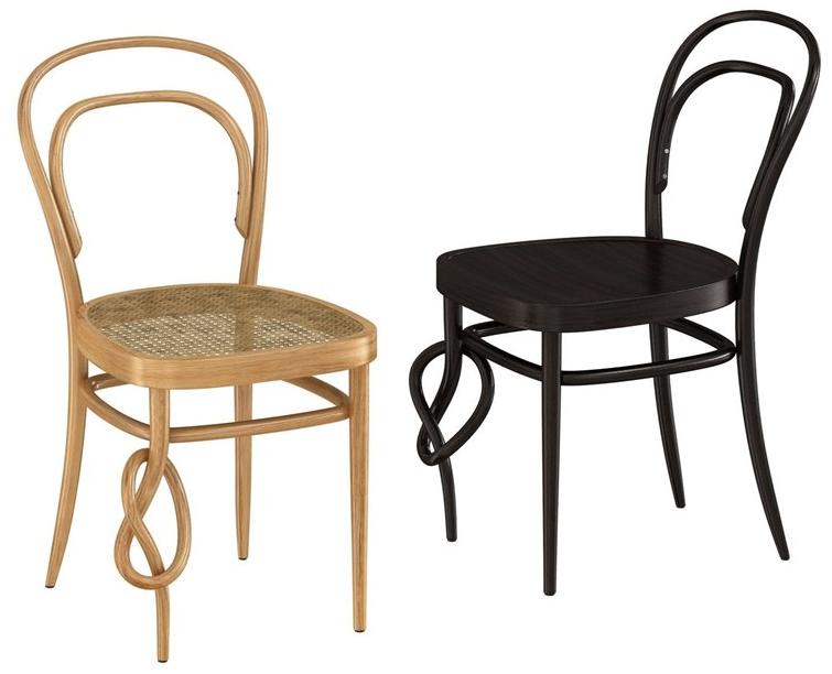 Thonet Стул Bentwood на ножке с узлом 214 sun-id-1352924 - Вид №1