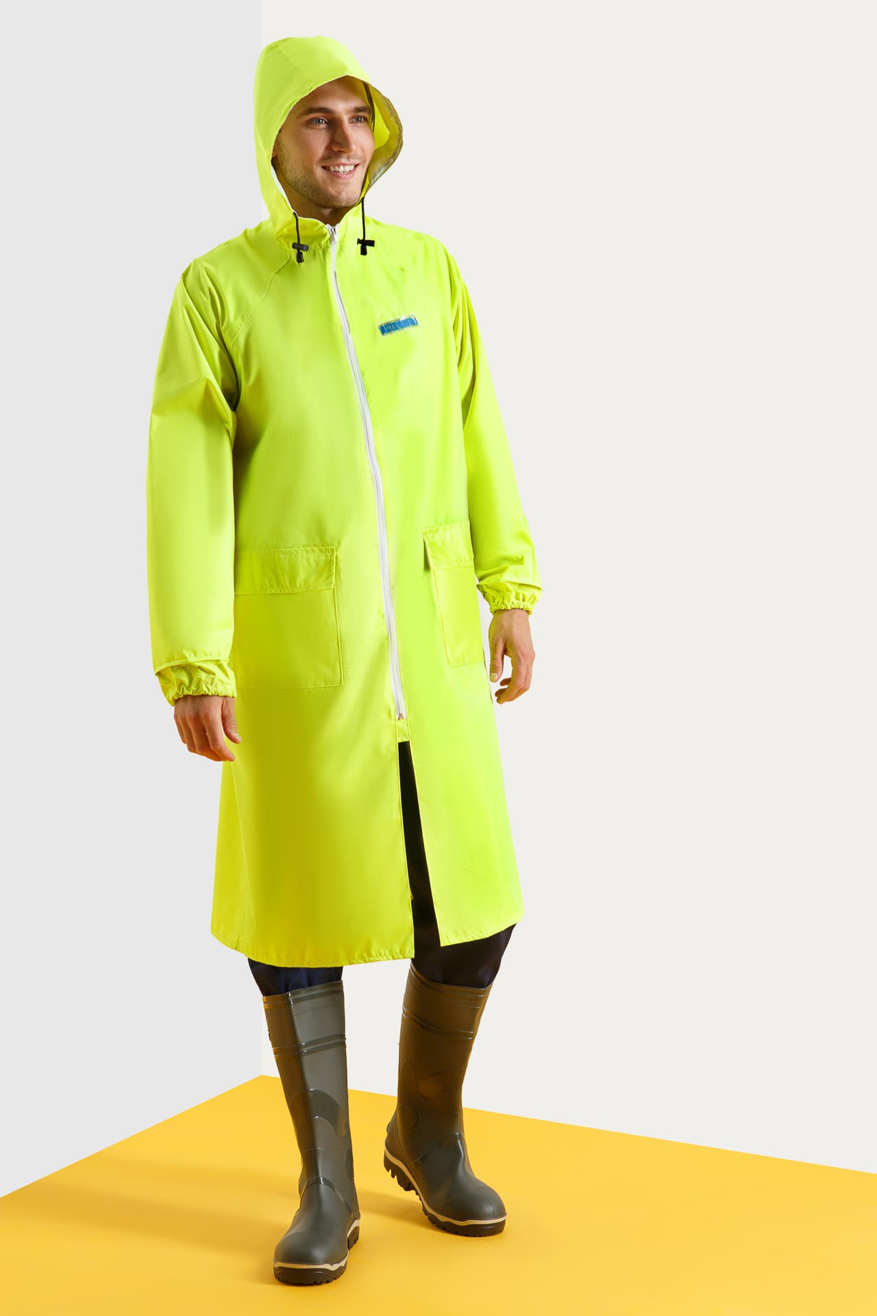 4958074 Плащ влагозащитный " WPL" лимонный POSEIDON  Непромокаемая спецодежда  размер 56-58  - Вид №3