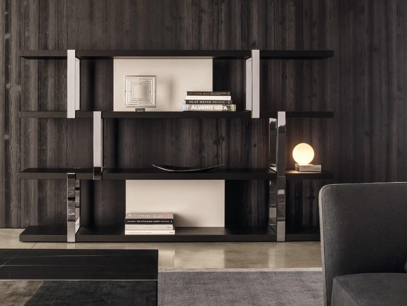 Minotti Открытый деревянный книжный шкаф sun-id-1453752 - Вид №2