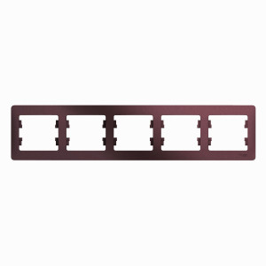 GSL001105 Рамка 5 постов , горизонтальная, баклажановый Schneider Electric Glossa