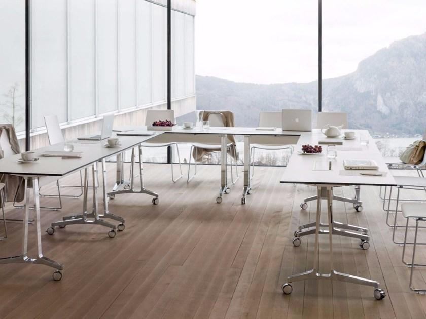 Wiesner-Hager Прямоугольный складной стол на колесиках Skill sun-id-1401696 - Вид №5