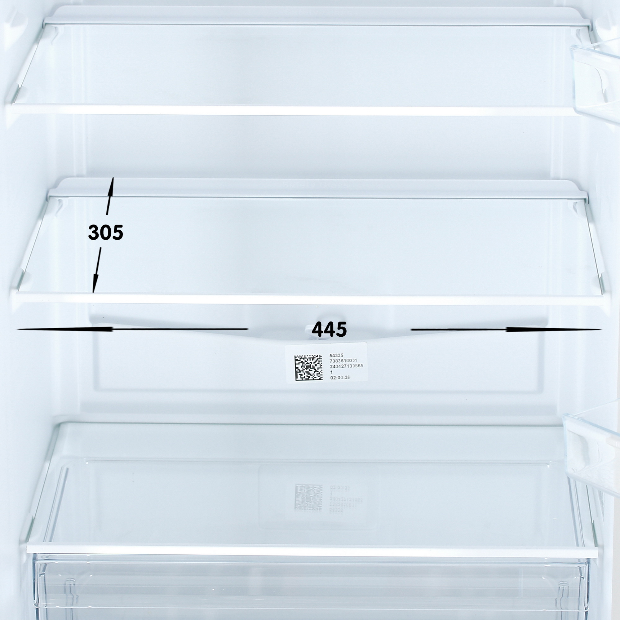 5449129 Холодильник с морозильником   Beko B1RCSK332W белый STDN-0147104 - Вид №8