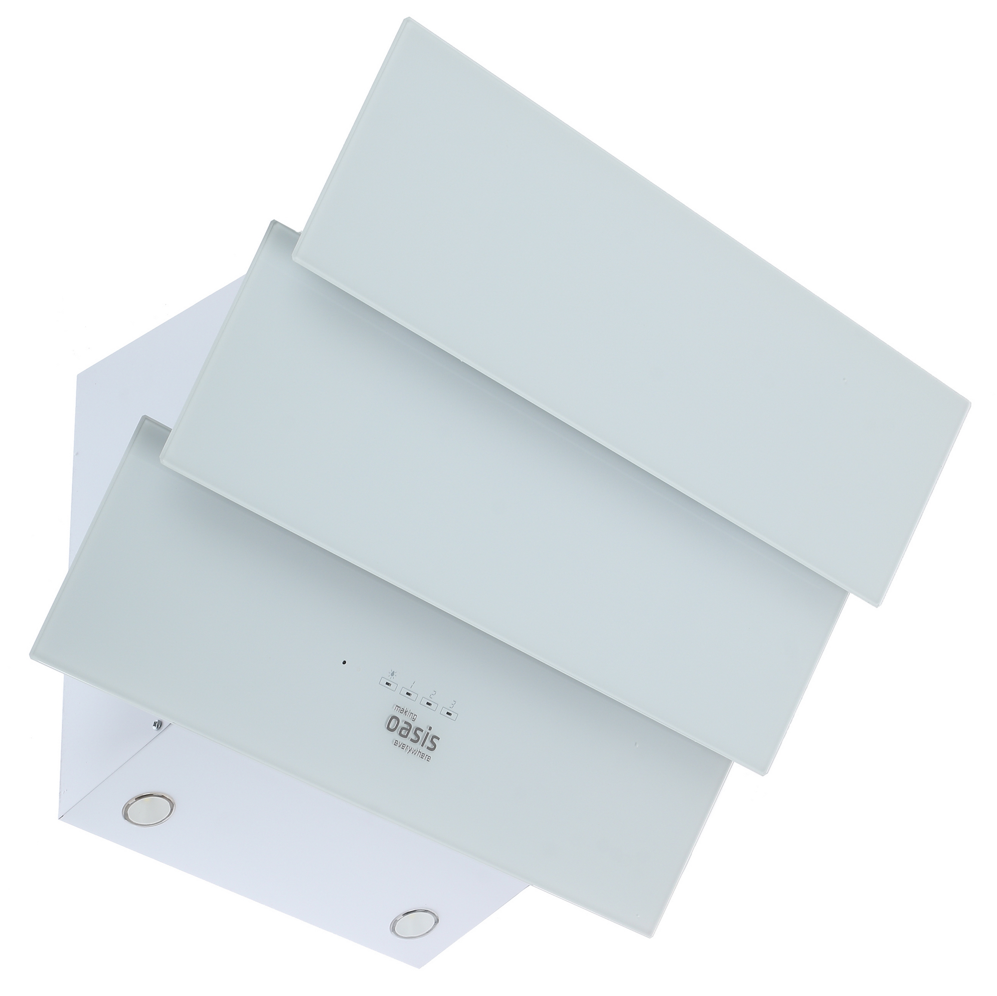 8109516 Вытяжка наклонная Oasis NB-60W белый/белый STDN-0097832