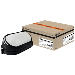 91354865 Светильник ЖКХ Tdm electric Sq0303-0054 60 Вт IP54 овал цвет черный накладной STLM-1502314