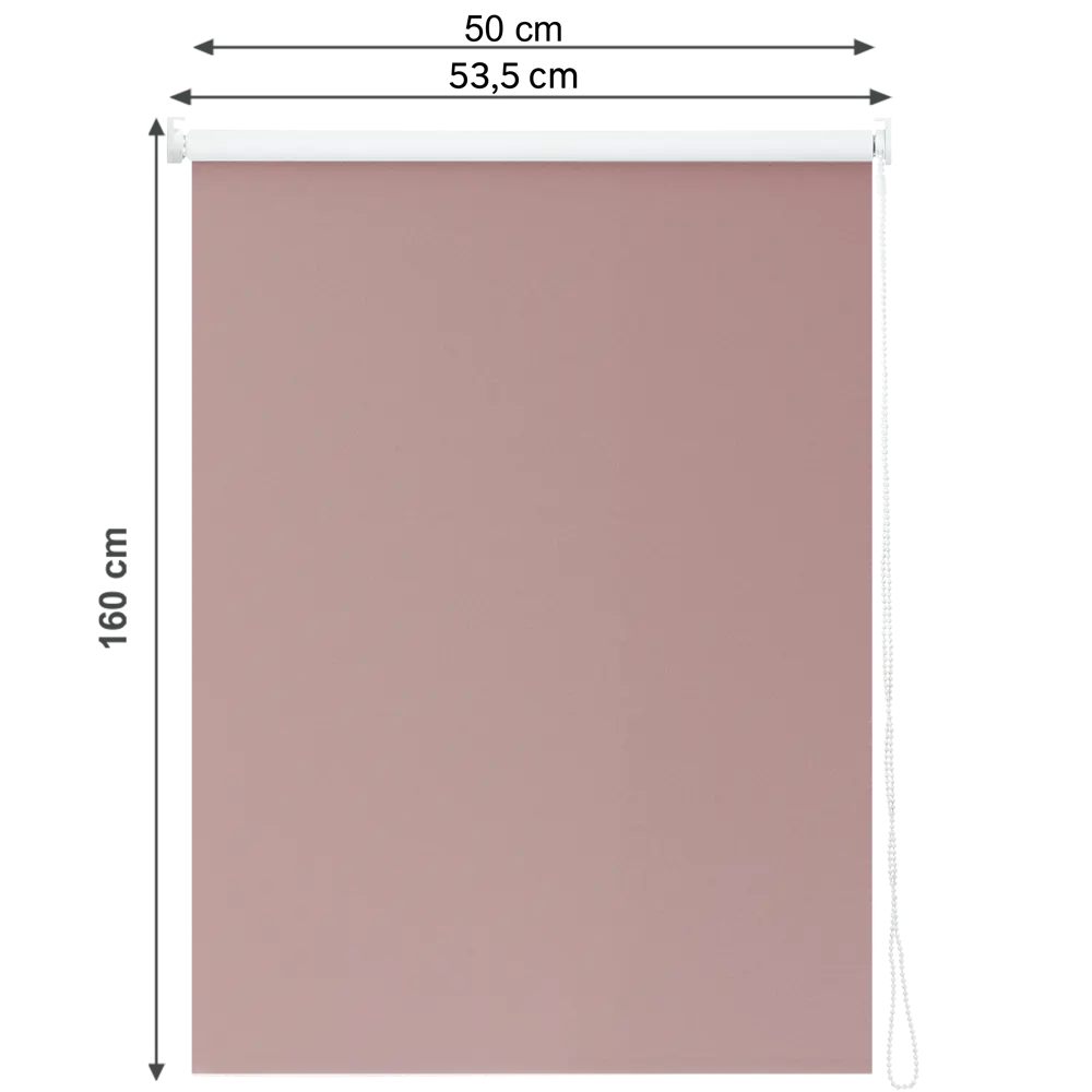 Штора рулонная блэкаут Inspire Santos 50x160 см сиреневая Santal 4 82692262 STLM-2011700 - Вид №1