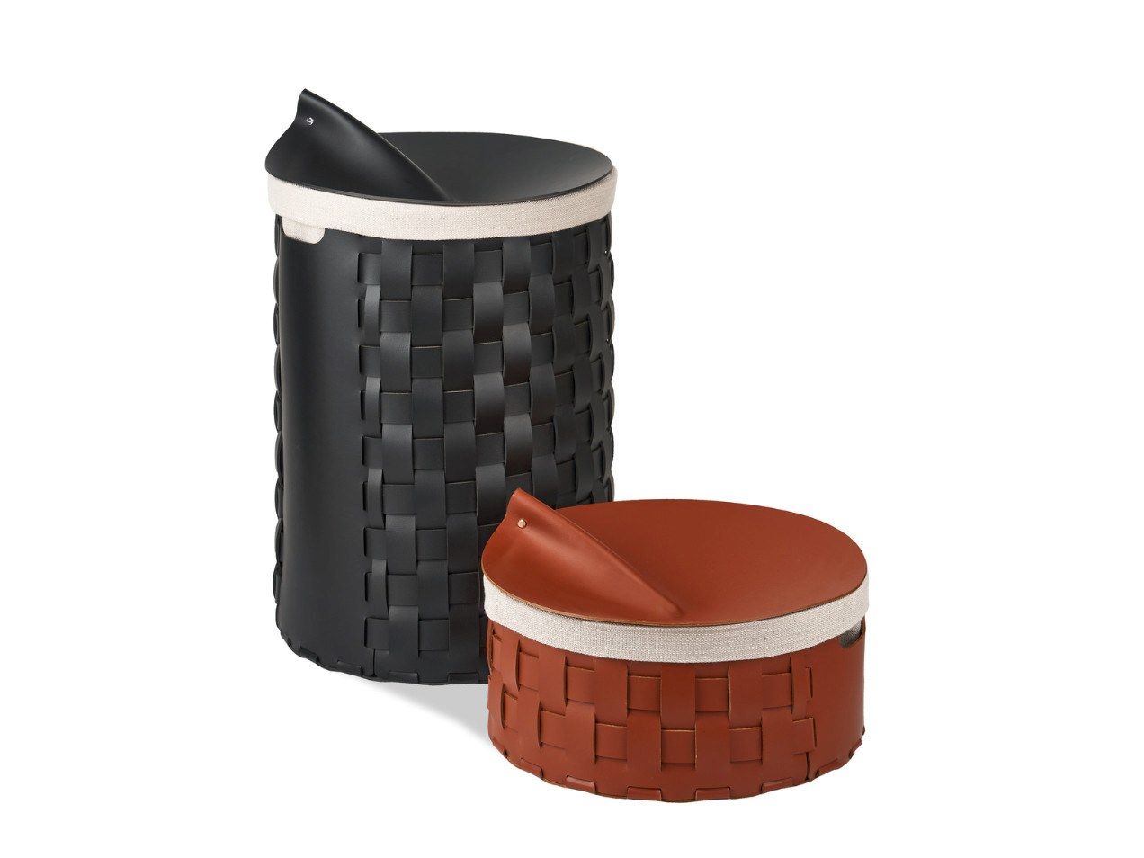 Кожаная корзина для белья ADJ магазин ARCH-00119493 - Вид №2