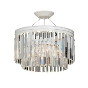 Потолочная люстра Vitaluce V5127-0/6S VITALUCE ДИЗАЙНЕРСКИЕ, ДВУХЪЯРУСНЫЕ 194249 Белый
