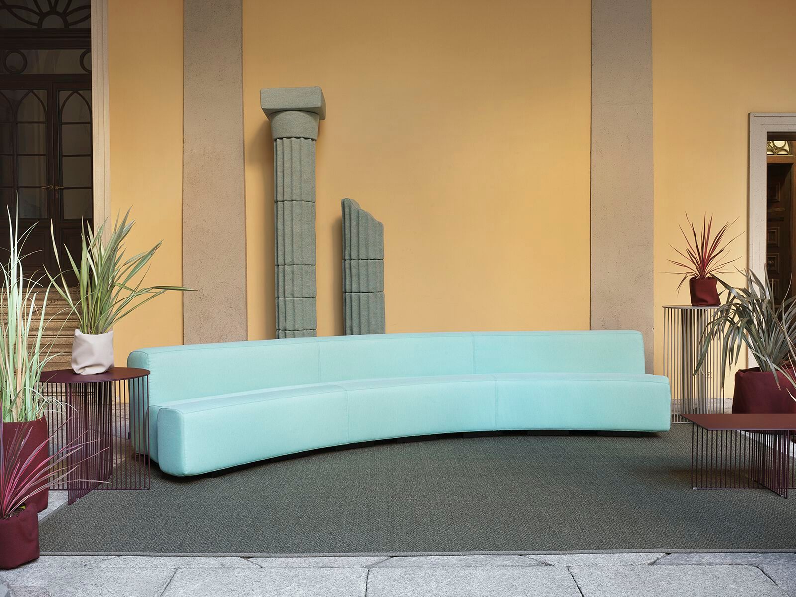 Изогнутый садовый диван La Cividina Osaka Outdoor ARCH-00049803 - Вид №8