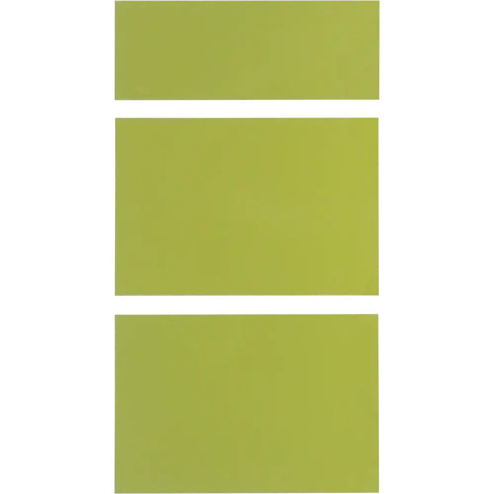 Двери для шкафа Delinia «Васаби» 40x70 см, пластик, цвет зелёный, 3 шт. 15119901 STLM-2101457