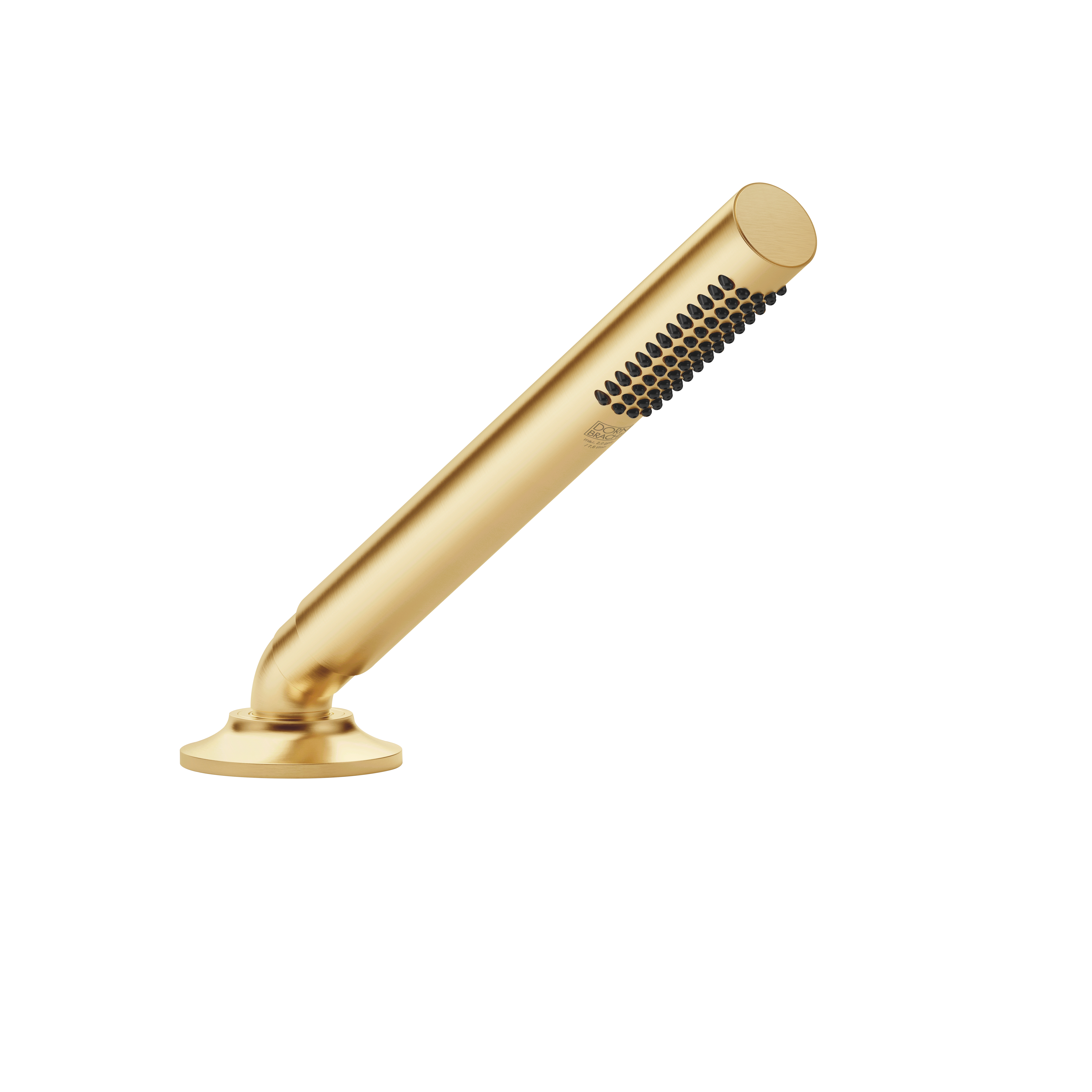 Набор ручного душа VAIA для установки на край ванны или на край плитки - матовая дюрабрасс (23-каратное золото) DornBracht 27702809-28