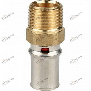 Муфта переходная STOUT 16х1/2" НР под пресс SFP0001001216