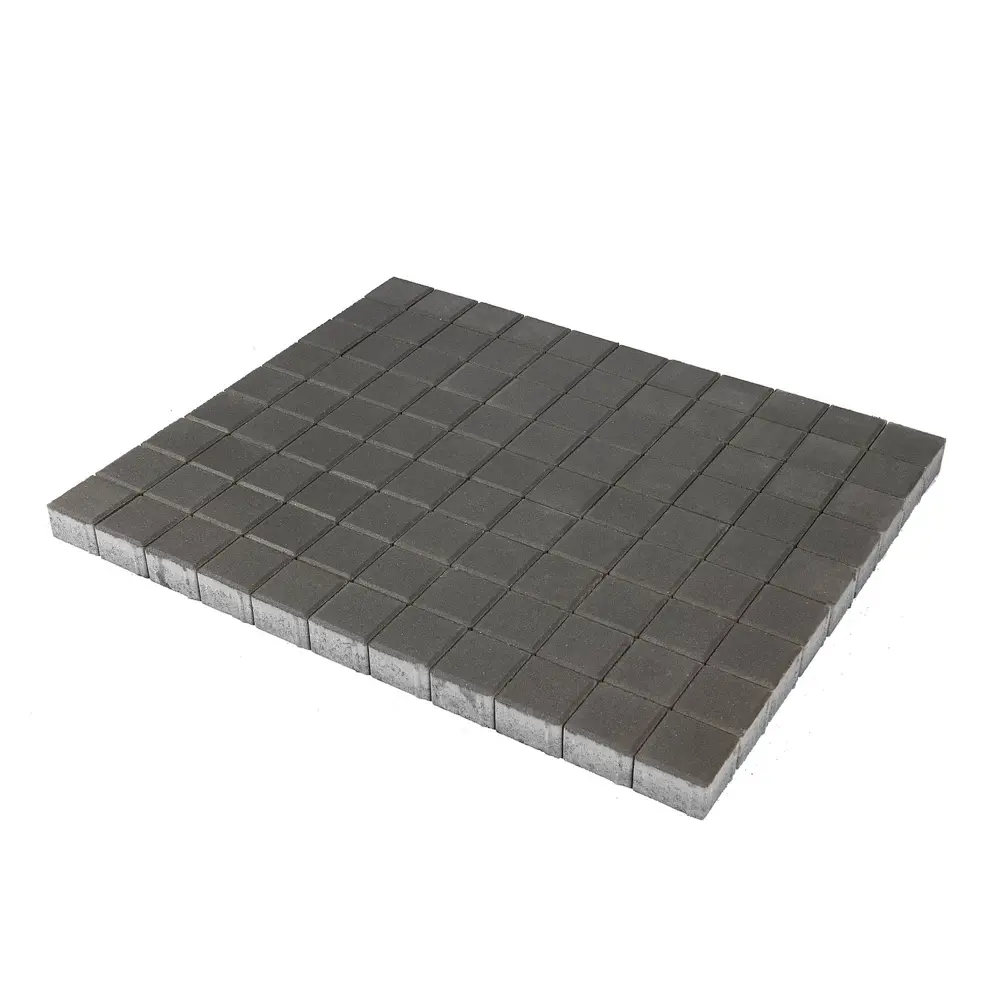 Плитка тротуарная двухслойная Braer Лувр 200x200x60 мм цвет серый STLM-2146067 - Вид №1