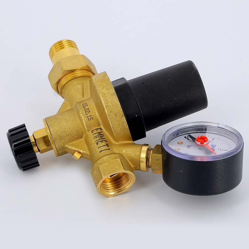 Клапан подпиточный 1/2" с манометром EMMETI 200614 - Вид №1