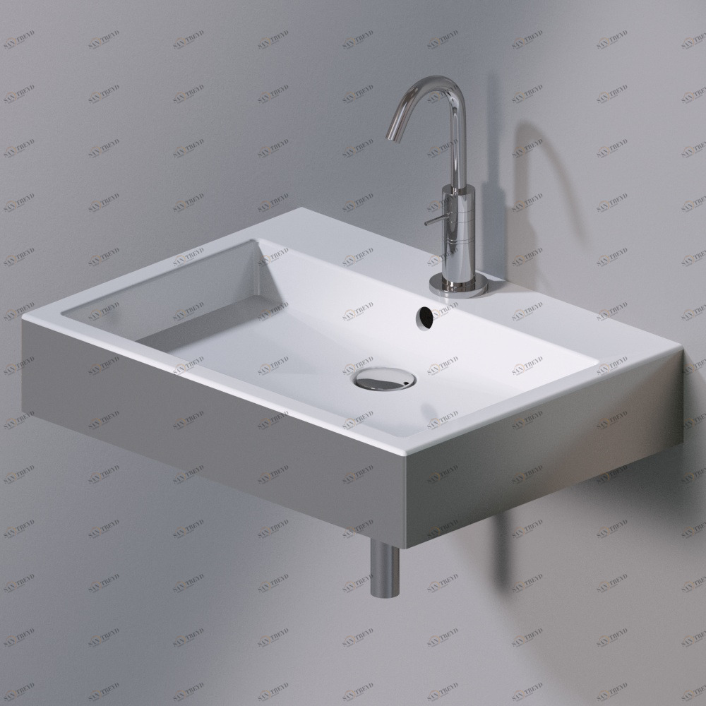 L267251 Подвесная раковина настенная прямоугольная A. e T. Italia Tank AeT ITALIA