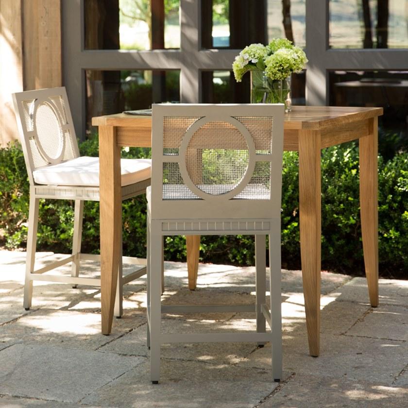 JANUS et Cie Табурет из алюминия с порошковым покрытием Savannah sun-id-1457008 - Вид №4
