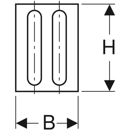461.014.00.1 Шумопоглощающая прокладка для монтажного кронштейна Geberit GIS Geberit  - Вид №2