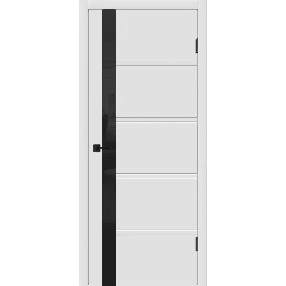 Комплект двери Бостон Х остекленная 60x200 см эмаль белый с добором 150 мм VFD STLM-2076676