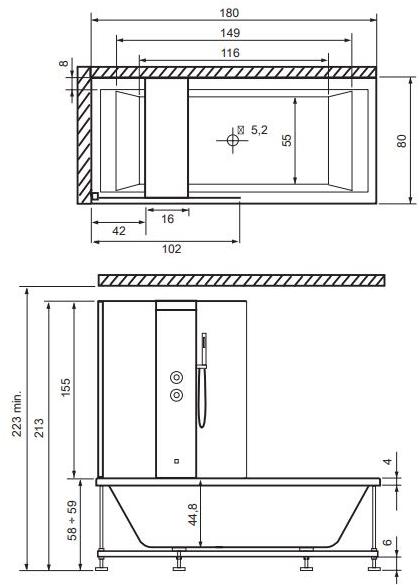 Gruppo Geromin Джакузи с душем Era sun-id-1477023 - Вид №6